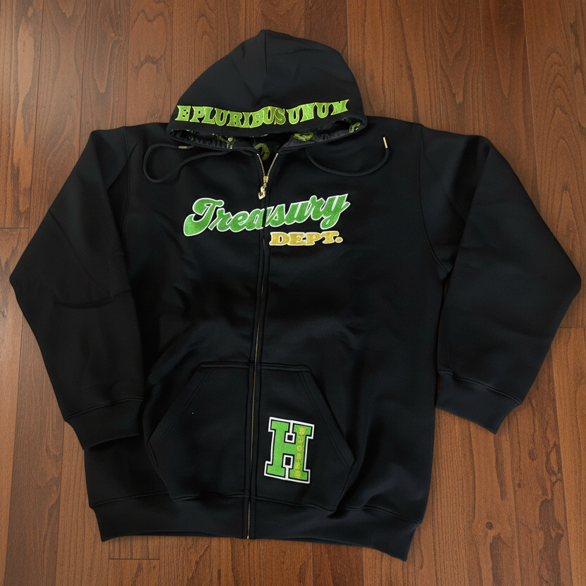 Treasury Dept. Zip Up Hoodies