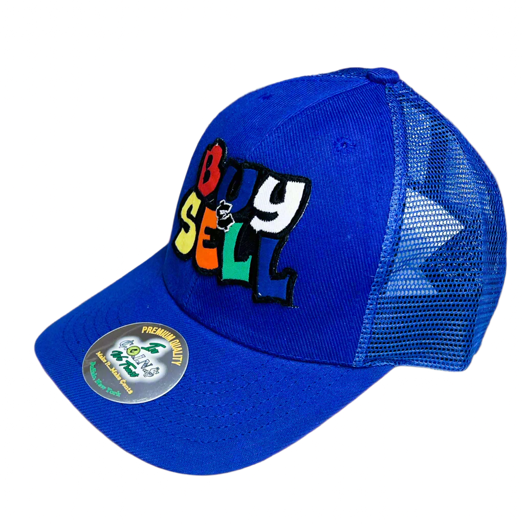 " BUY & SELL" CURVED BILL SNAPBACK TRUCKER HATS
