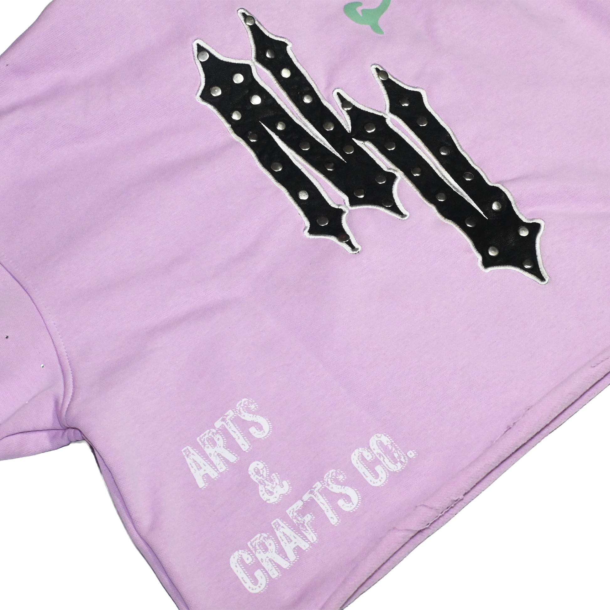 "Easter Fresh" Terry Cotton Pullover Crop Hoodie
