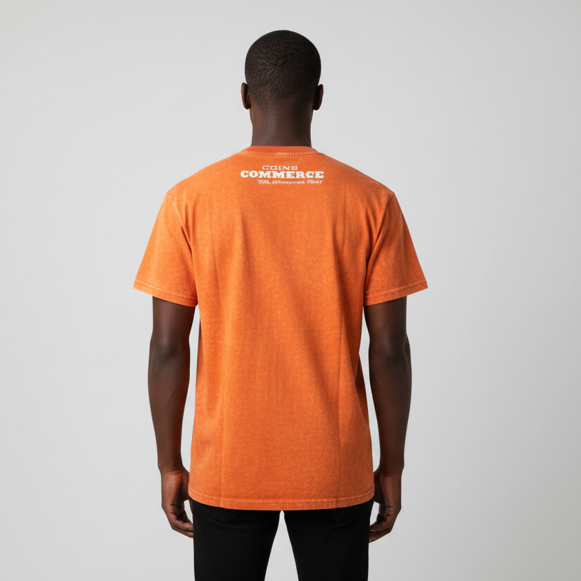 "Buy & Sell " Acid Washed Pima Cotton T-Shirt
