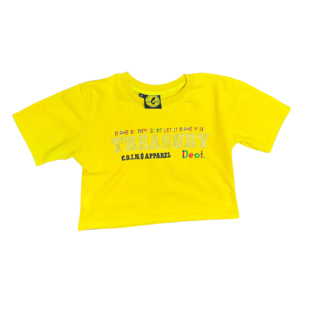 TREASURY DEPT. WOMANS TERRY COTTON CROP TOPS
