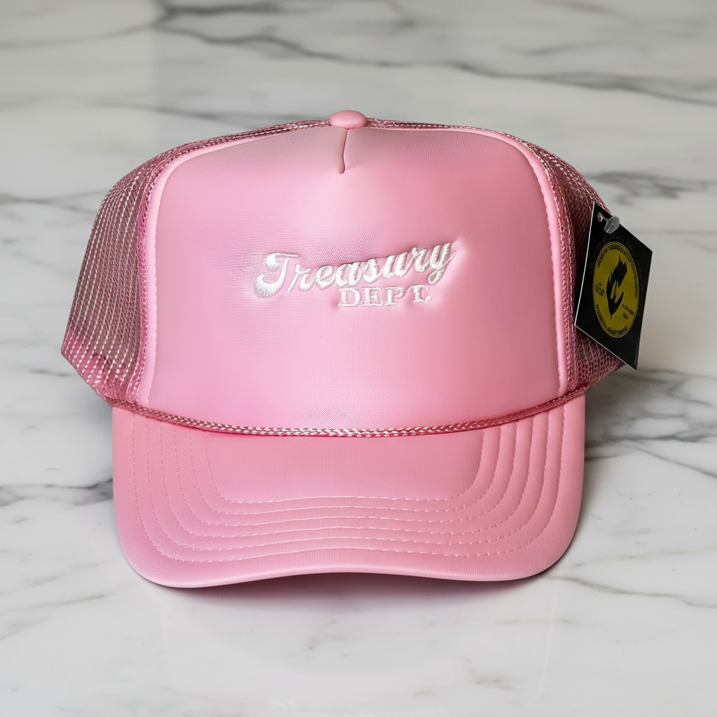 Treasury Dept. 5 Panel High Profile Foam Snapback Trucker Hats