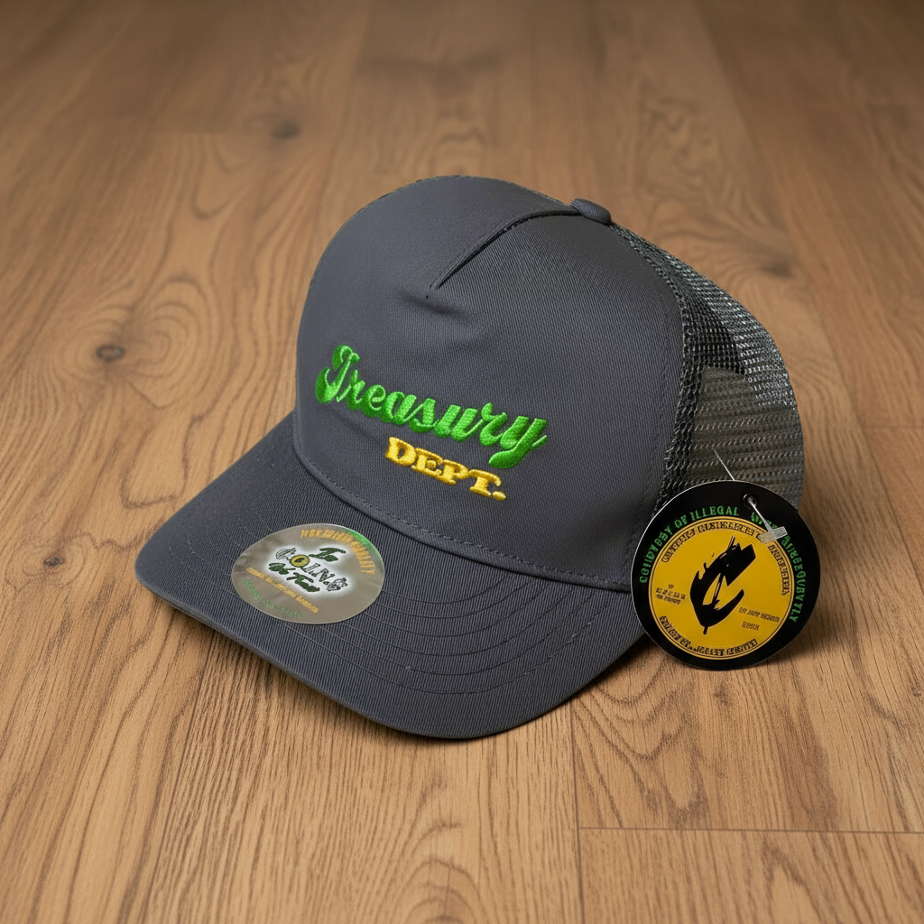 Treasury Dept. 5 Panel Low Crown Adjustable SnapBacks