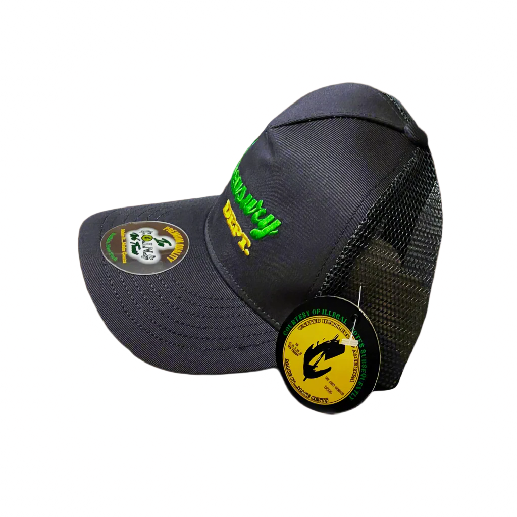 Treasury Dept. 5 Panel Low Crown Cotton Mesh Adjustable Trucker SnapBack Hats