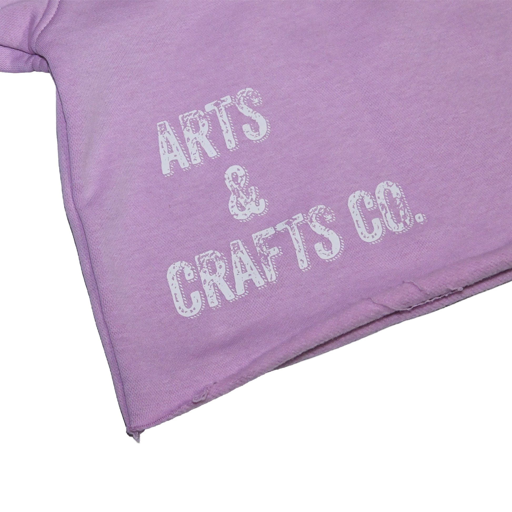 "Easter Fresh" Terry Cotton Pullover Crop Hoodie