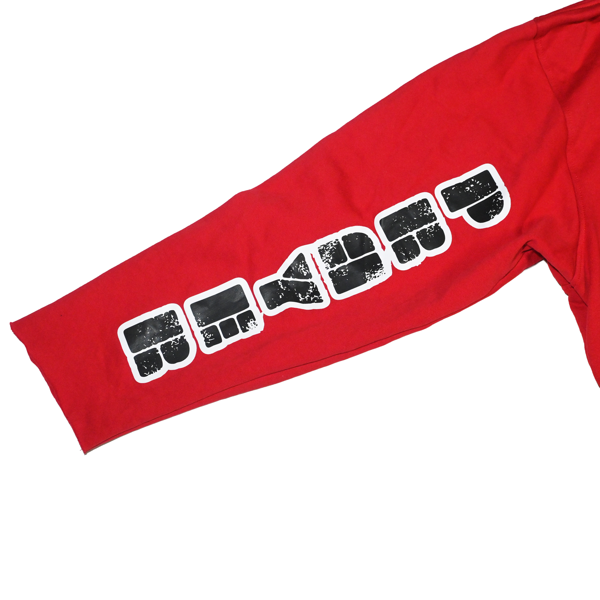 "Hustle Religiously" Waist Cropped Pullover Hoodie