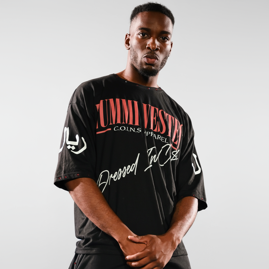 "SUPERIOR" OVERSIZED JERSEY STYLE PIMA COTTON T-SHIRT