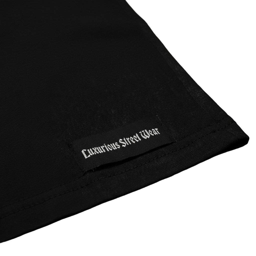 Black Acid Washed Woman's Crop Top Shirt