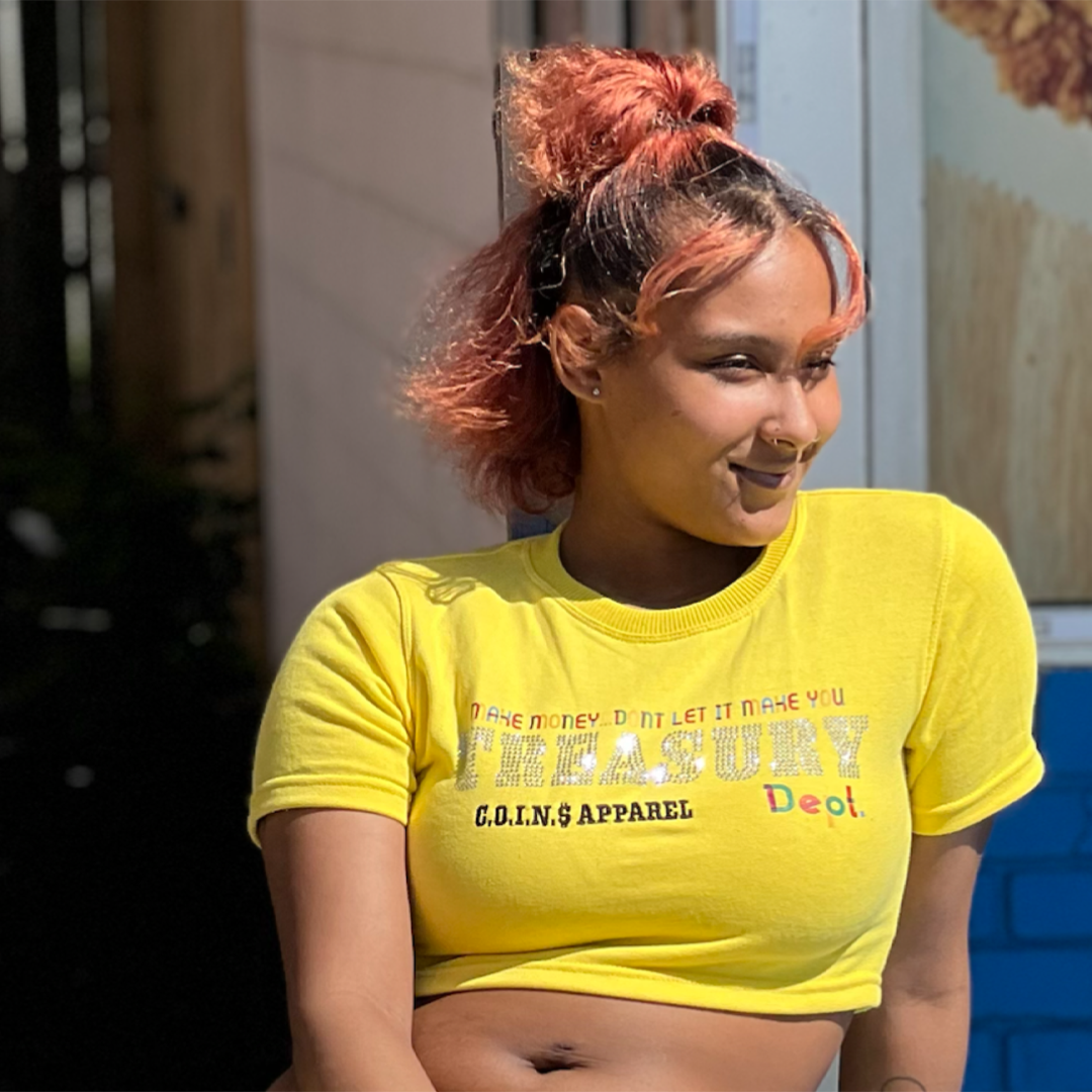TREASURY DEPT. WOMANS TERRY COTTON CROP TOPS