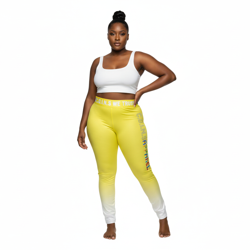 Woman's Gradient Spandex Leggings