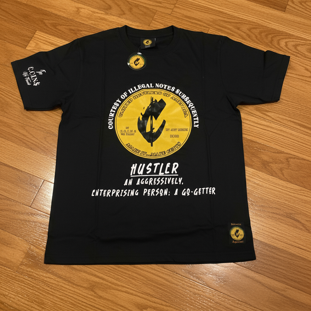 Crew Neck Short Sleeve Regular fit Cotton Hustler Vol.1 T-Shirts