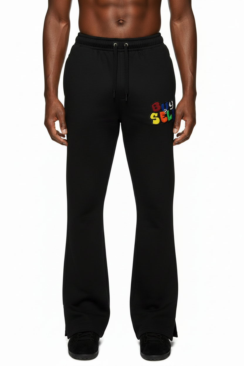 Buy & Sell Terry Cotton Flared Bottom Sweat Pants