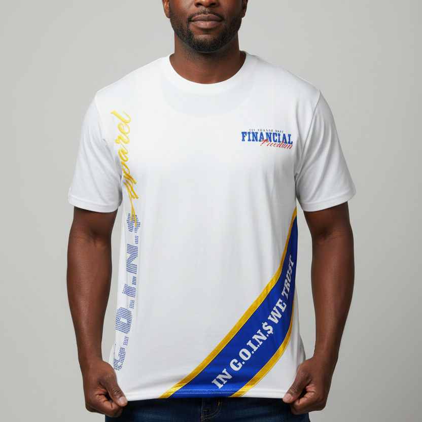 "Financial Freedom" Original Style Pima Cotton T-Shirt