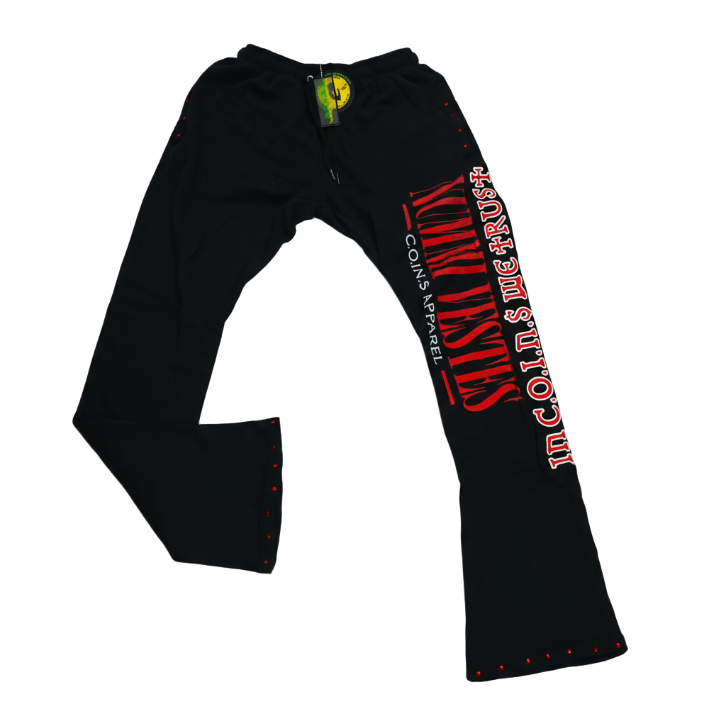 "SUPERIOR" 100% PREMIUM QUALITY COTTON FLARED BOTTOM SWEATPANTS