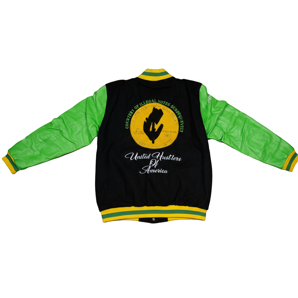 Treasury Dept Wool Body Genuine Leather Sleeves Varsity Jackets