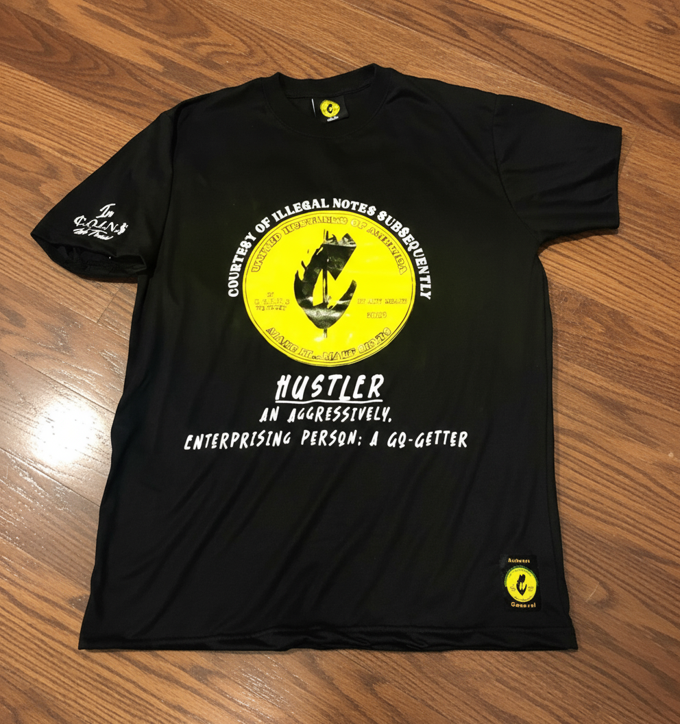 Crew Neck Short Sleeve Regular fit Cotton Hustler Vol.1 T-Shirts