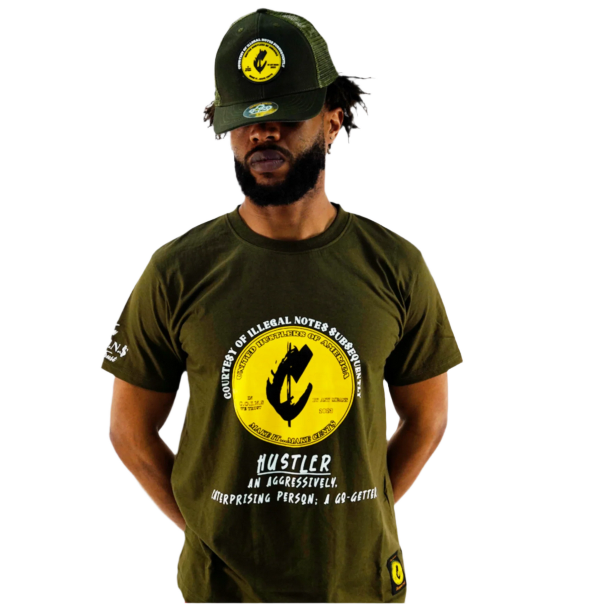 Crew Neck Short Sleeve Regular fit Cotton Hustler Vol.1 T-Shirts