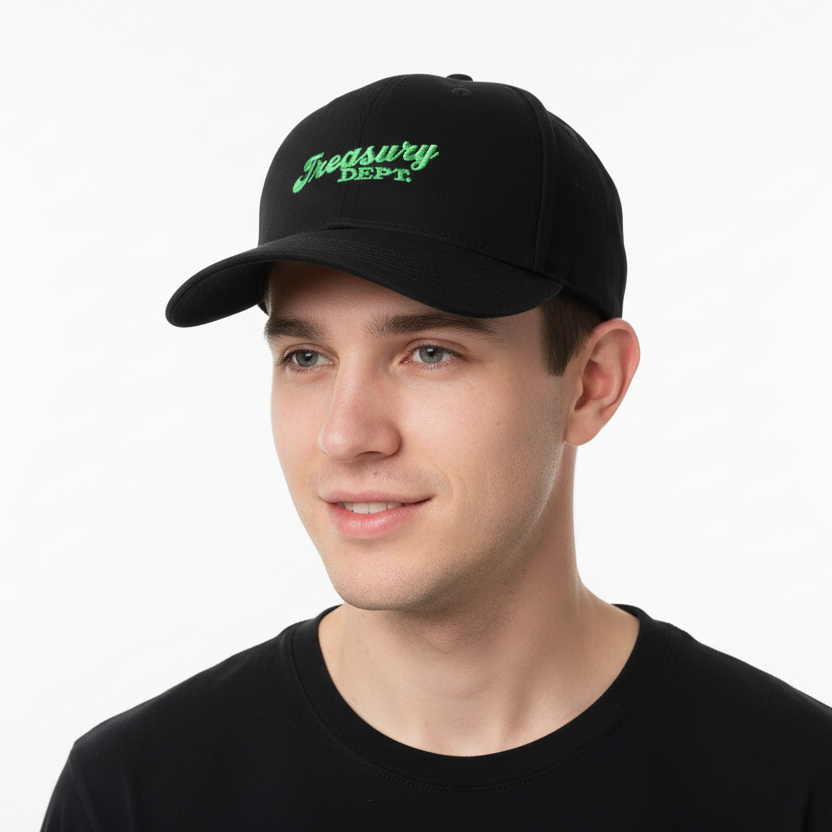 Treasury Dept. Low Profile 6 Panel Vintage Distressed Dad Hats