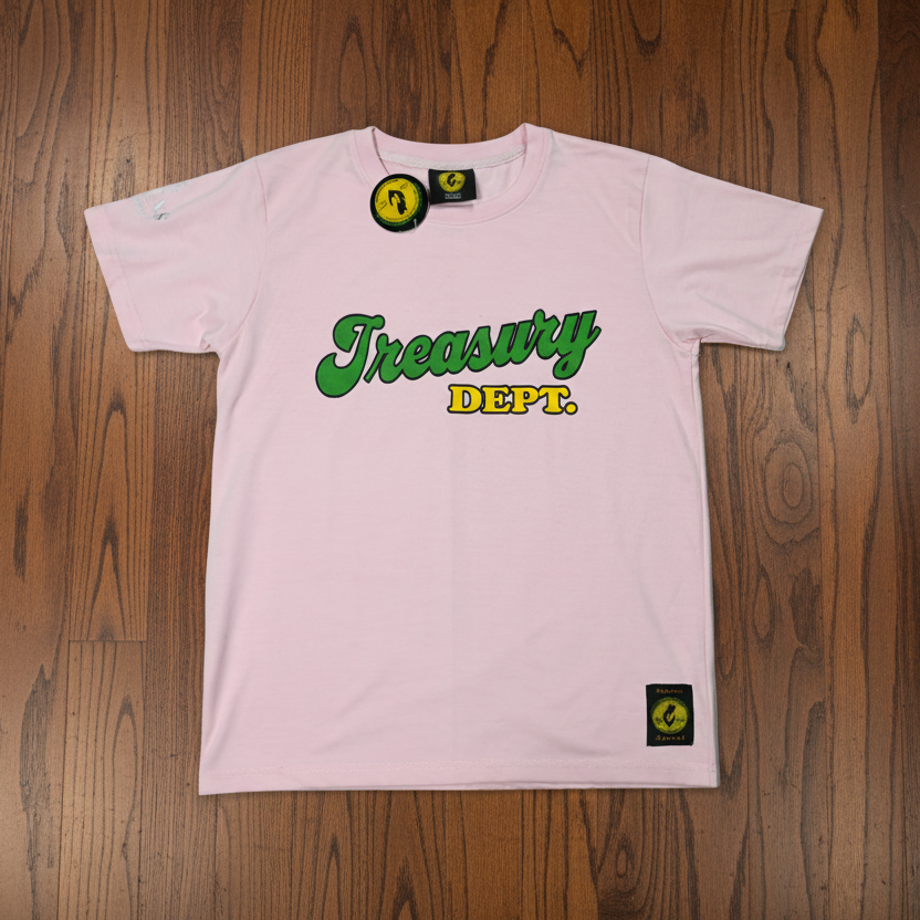 Treasury dept. Crew Neck Short sleeve Cotton Regular Fit T-Shirts