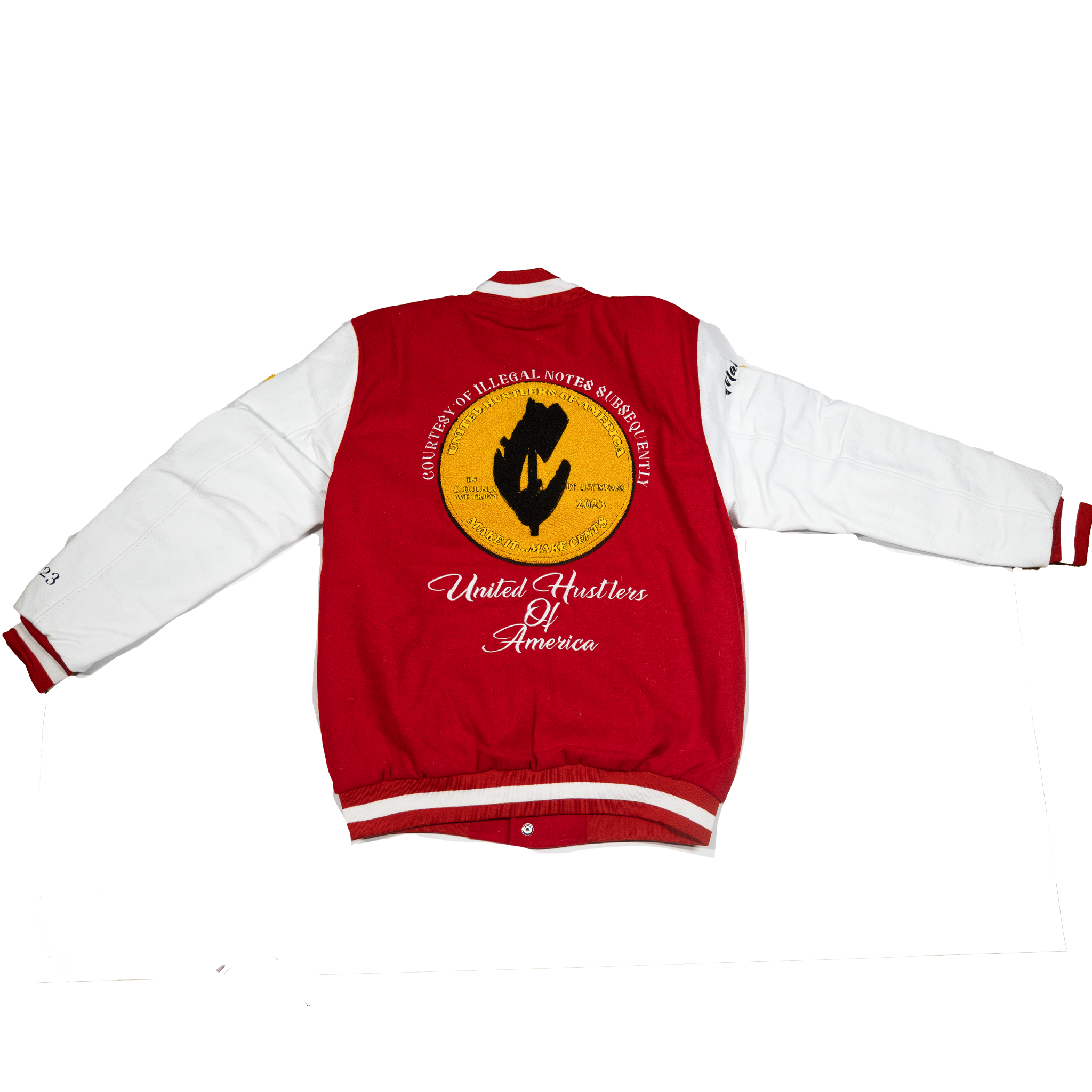 Treasury Dept Wool Body Genuine Leather Sleeves Varsity Jackets