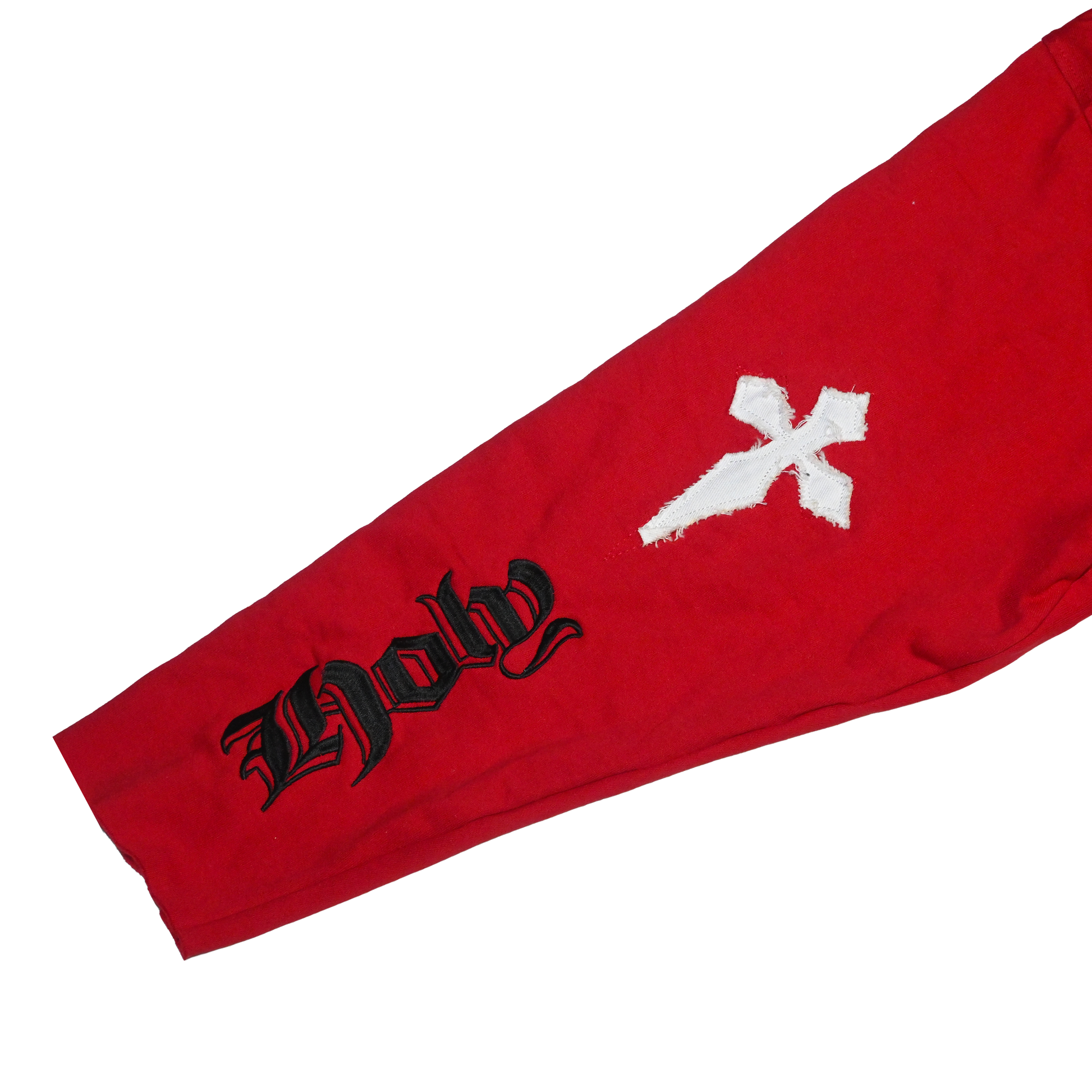 "Hustle Religiously" Waist Cropped Pullover Hoodie