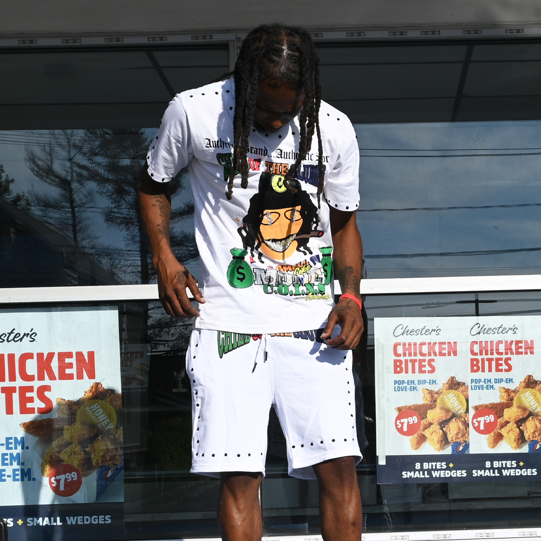 CHILD OF THE SLUMS PIMA COTTON SHORTS