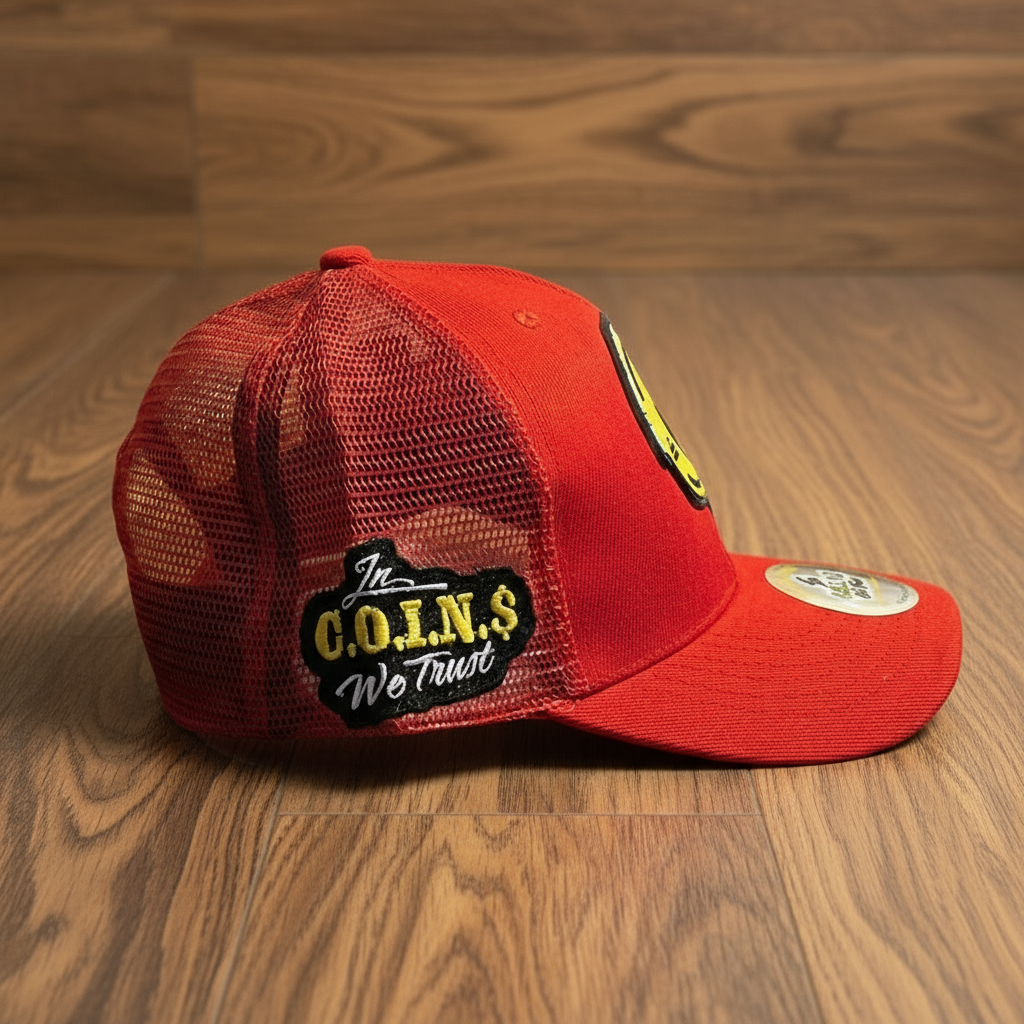 PVC RUBBER LOGO SNAPBACK CURVED BILL TRUCKER HATS