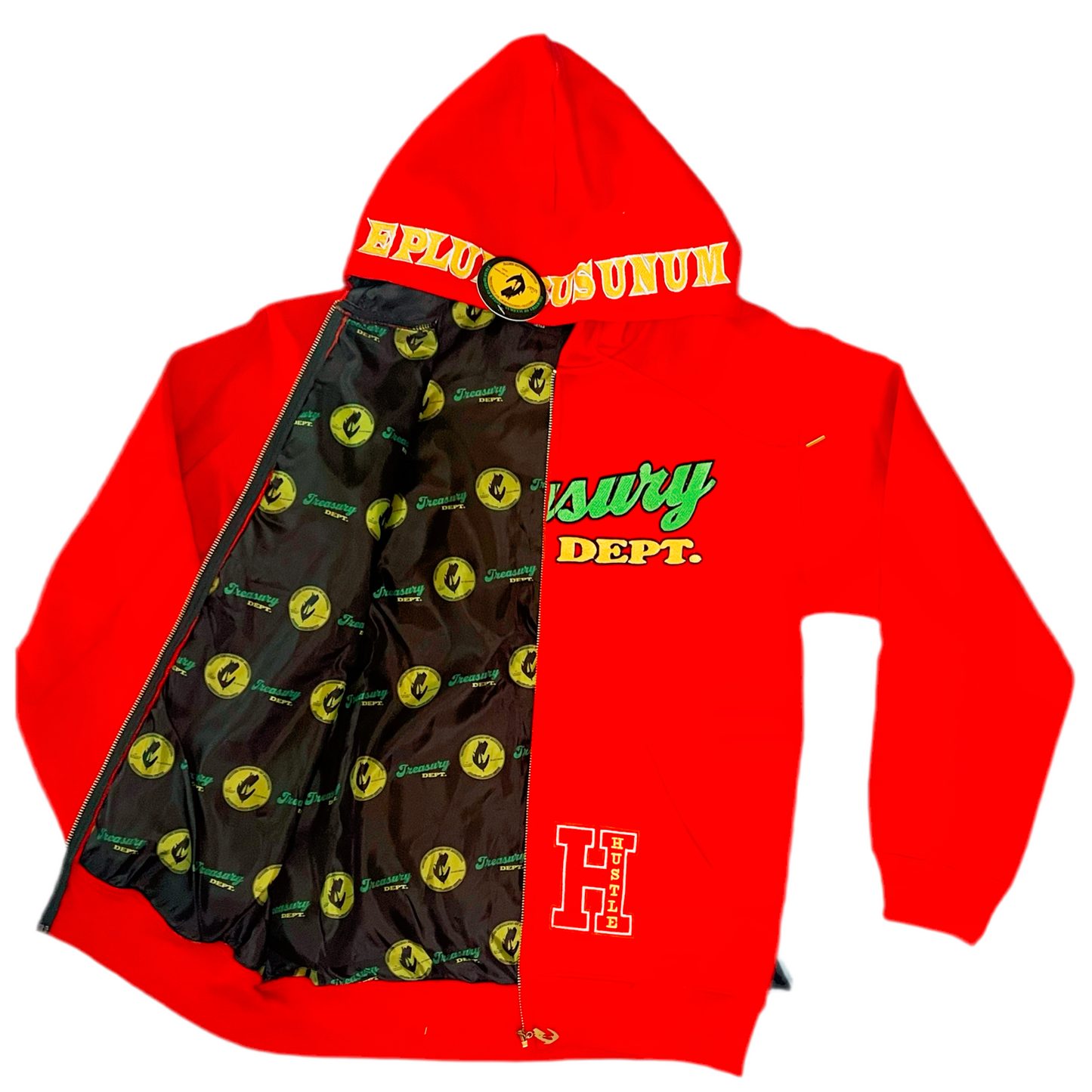 Treasury Dept. Cotton  Zip-Up Hoodie