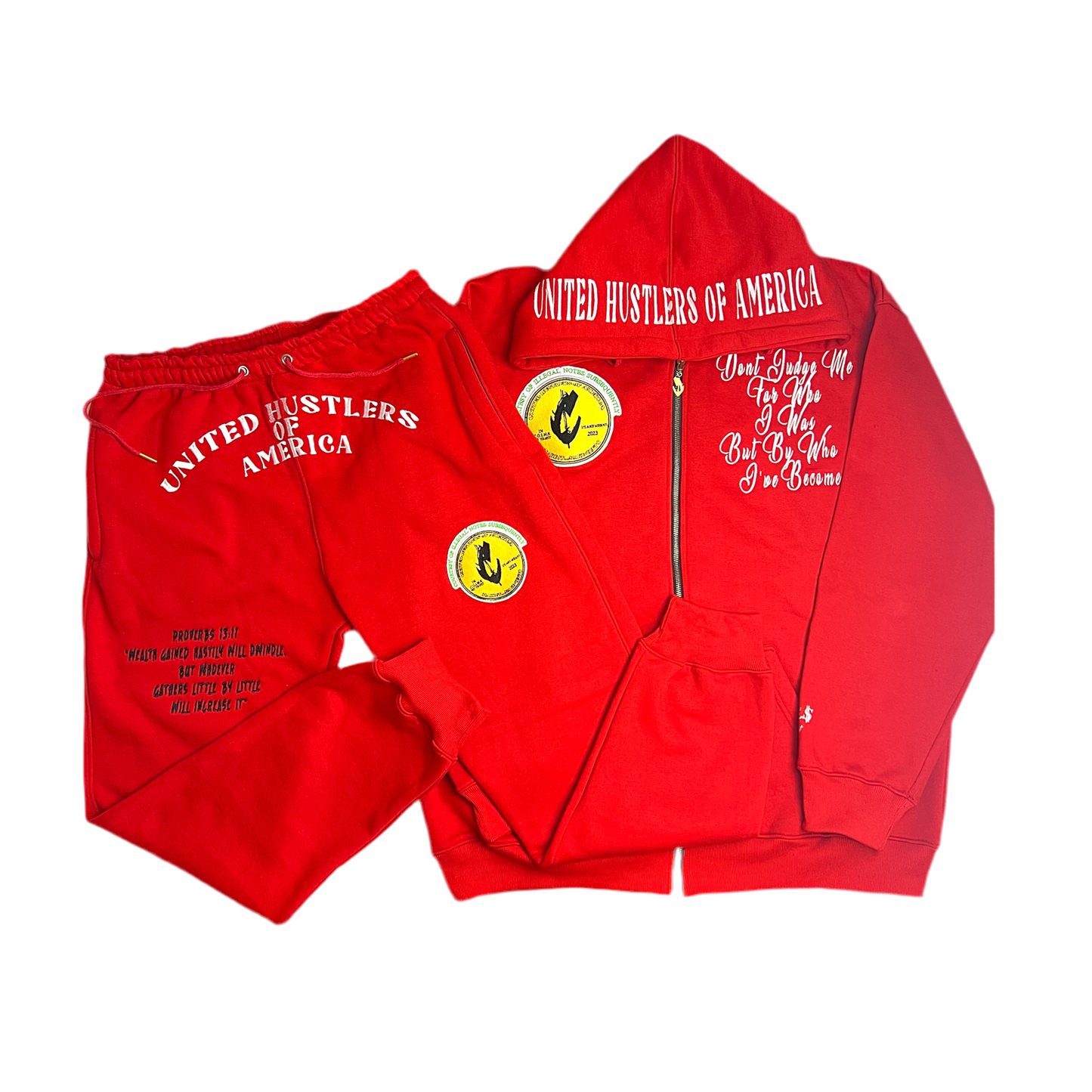 NUMMI VESTES U.H.O.A Zippered Hooded Sweatsuit