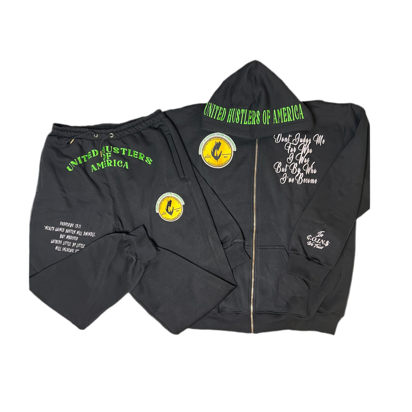 NUMMI VESTES U.H.O.A Zippered Hooded Sweatsuit
