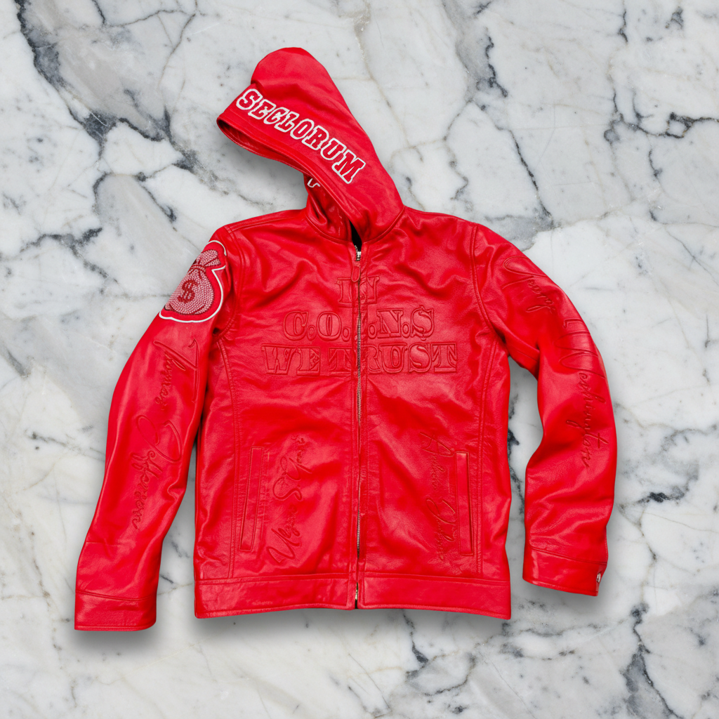 A.T.M Genuine Leather Hooded Jackets