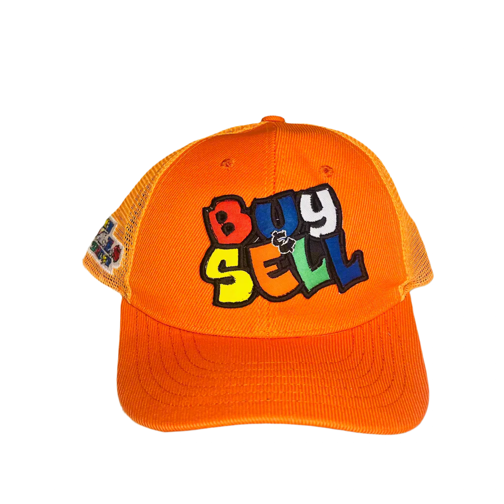 " BUY & SELL" CURVED BILL SNAPBACK TRUCKER HATS