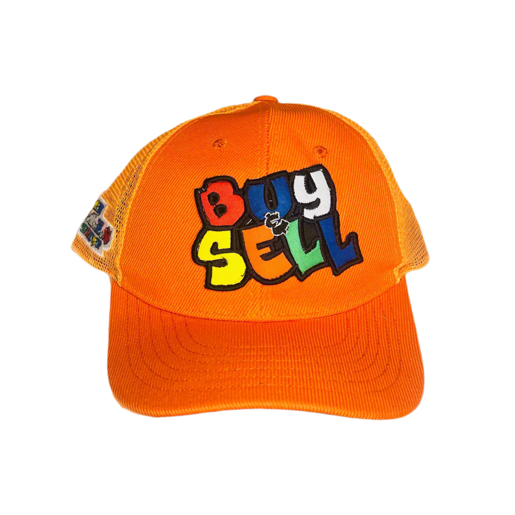 " BUY & SELL" CURVED BILL SNAPBACK TRUCKER HATS
