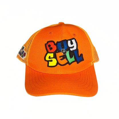 " BUY & SELL" CURVED BILL SNAPBACK TRUCKER HATS