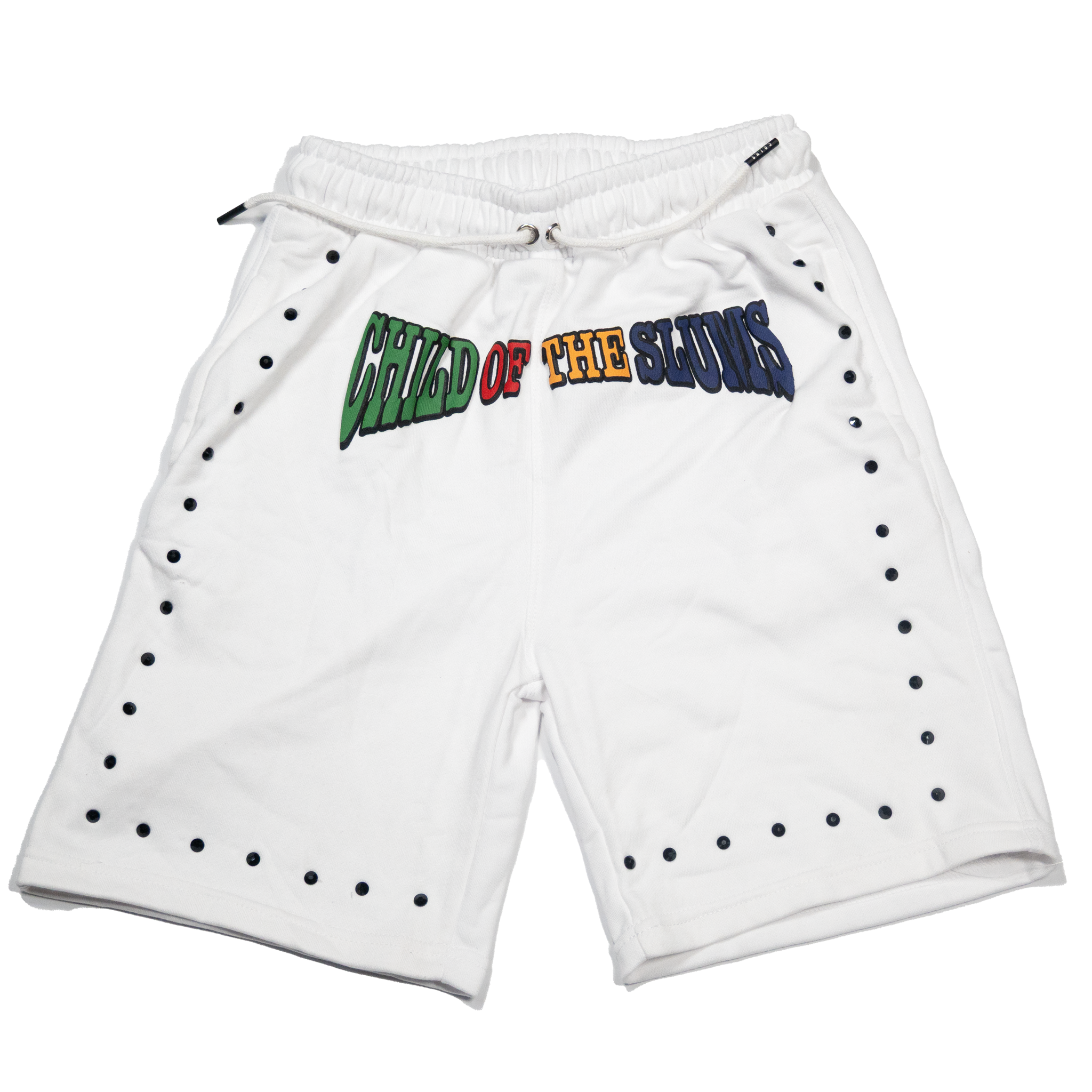 CHILD OF THE SLUMS PIMA COTTON SHORTS