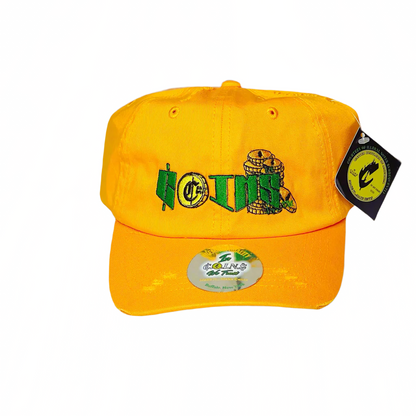Low Profile  6 Panel  Adjustable Buckle Distressed Vintage Dad Hats