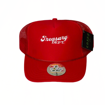 Treasury Dept. 5 Panel High Profile Foam Snapback Trucker Hats