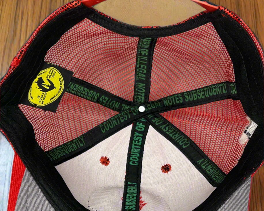 PVC RUBBER LOGO SNAPBACK CURVED BILL TRUCKER HATS