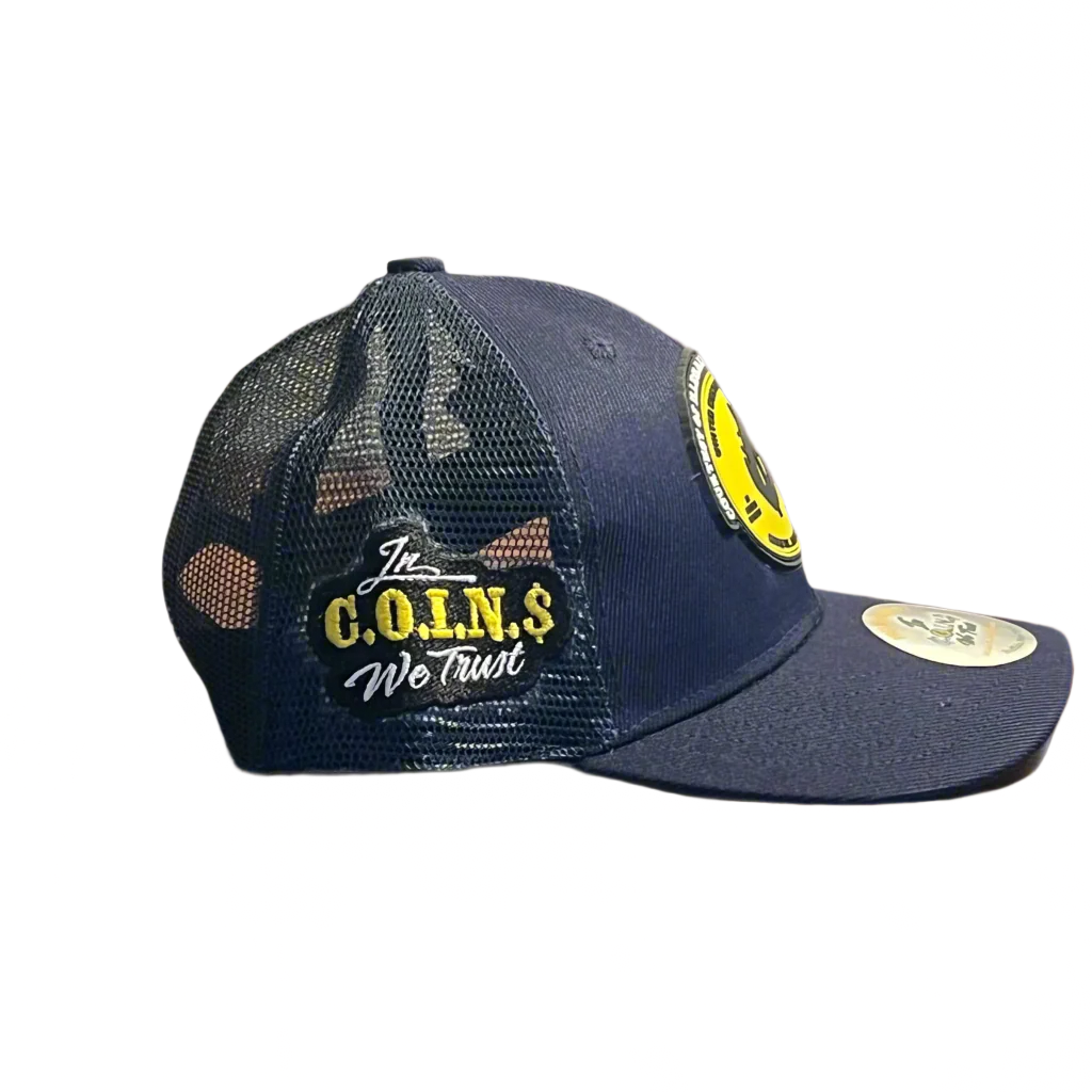 PVC RUBBER LOGO SNAPBACK CURVED BILL TRUCKER HATS