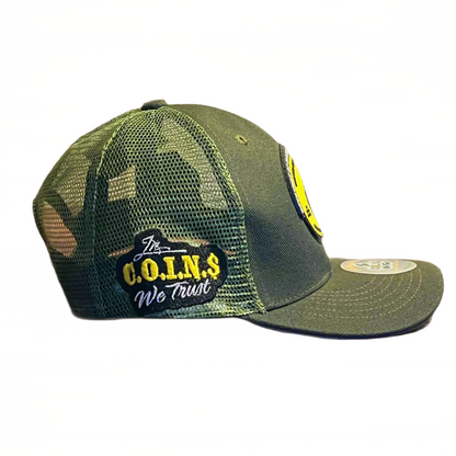 PVC RUBBER LOGO SNAPBACK CURVED BILL TRUCKER HATS