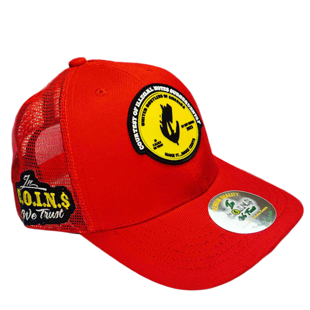 PVC RUBBER LOGO SNAPBACK CURVED BILL TRUCKER HATS
