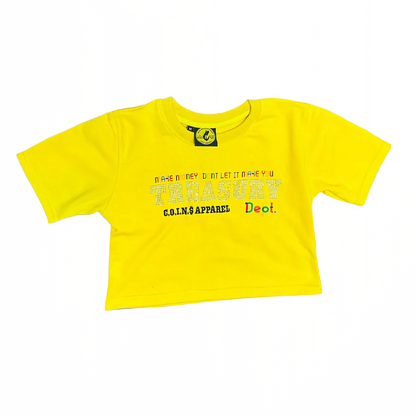 TREASURY DEPT.  WOMANS TERRY COTTON CROP TOPS