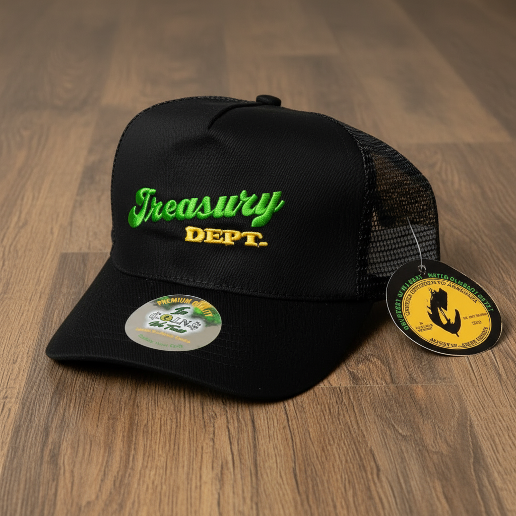 Treasury Dept. 5 Panel Low Crown Adjustable  SnapBacks
