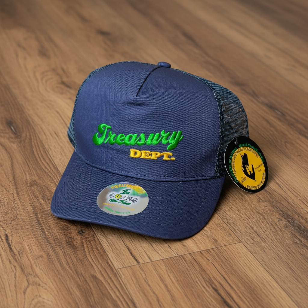 Treasury Dept. 5 Panel Low Crown Adjustable  SnapBacks