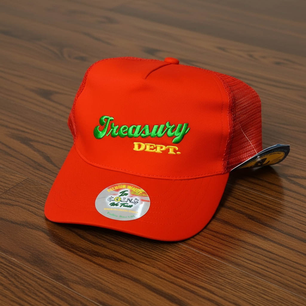 Treasury Dept. 5 Panel Low Crown Adjustable  SnapBacks