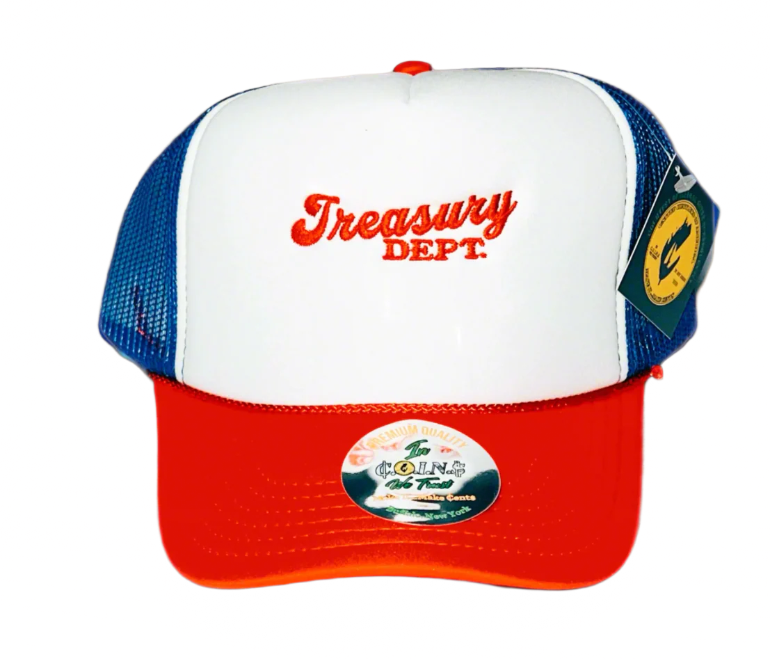 Treasury Dept. 5 Panel High Profile Foam Snapback Trucker Hats