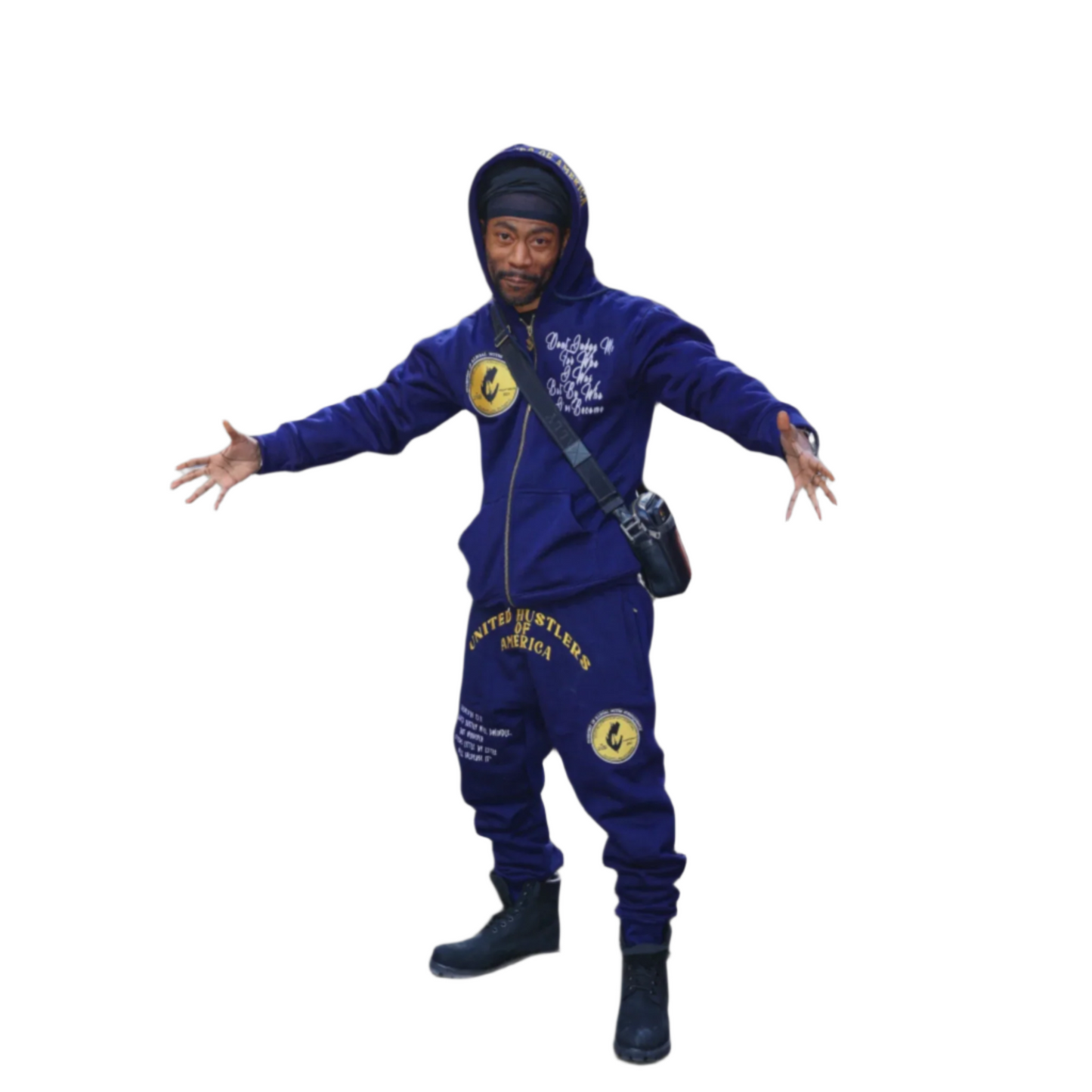 NUMMI VESTES U.H.O.A Zippered Hooded Sweatsuit