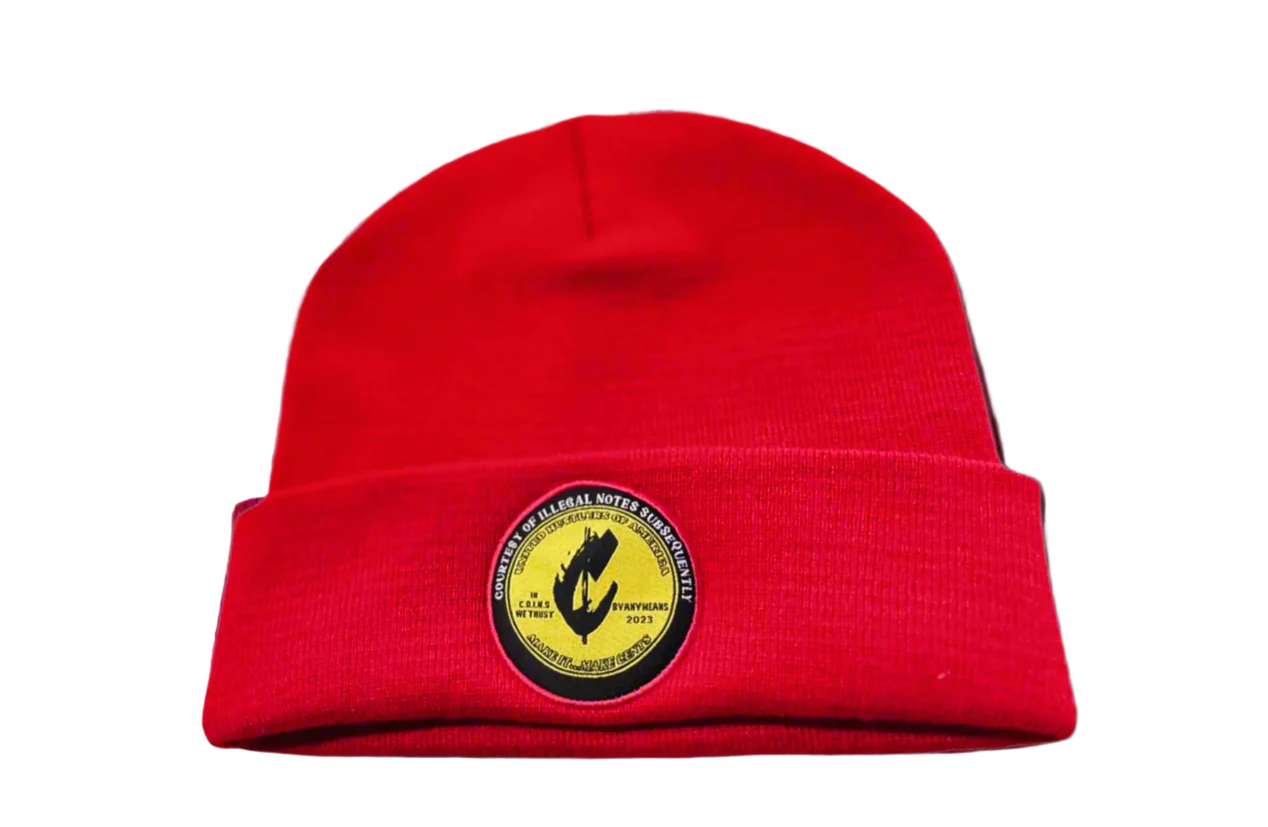 C.O.I.N.$ Wool beanie/ red