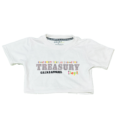 TREASURY DEPT.  WOMANS TERRY COTTON CROP TOPS