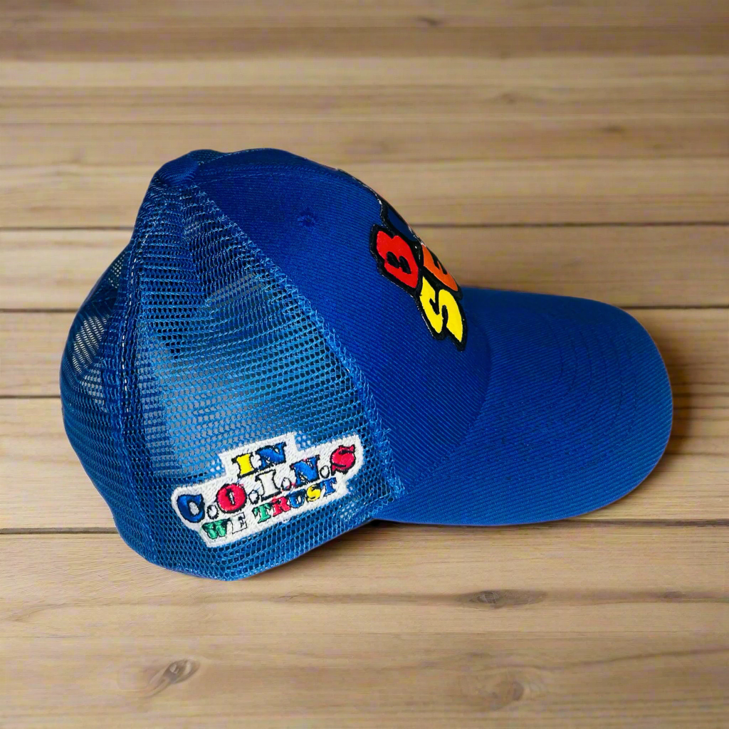 "BUY & SELL" CURVED BILL SNAPBACK TRUCKER HATS